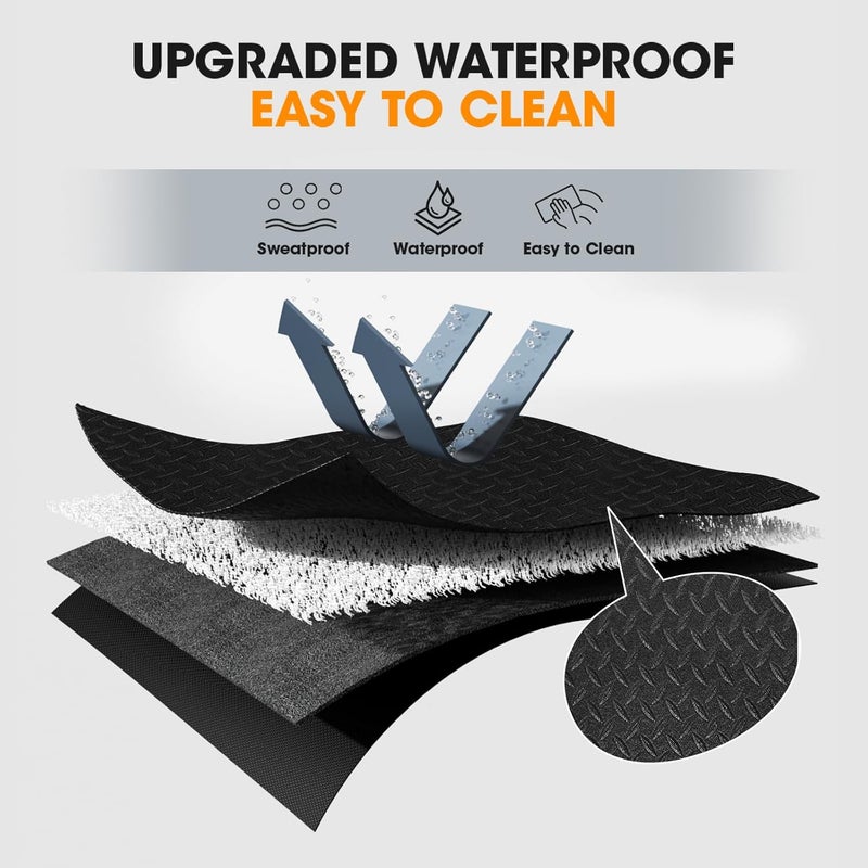 Stepwaver Walking Pad Mat for Carpet, Treamill Mat for Hardwood Floors, High Density, 1/4 Thickness, Folable, Floor Protection Mats for Bike, Elliptical, Treadmill - Image 5